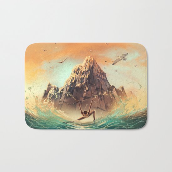 CAPRICORN from the Dancing Zodiac Bath Mat