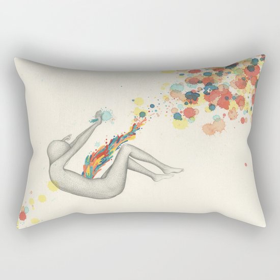 A Perceptible Hesitation Rectangular Pillow