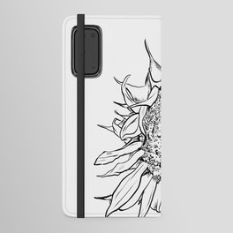 Sunflower and Bee Android Wallet Case