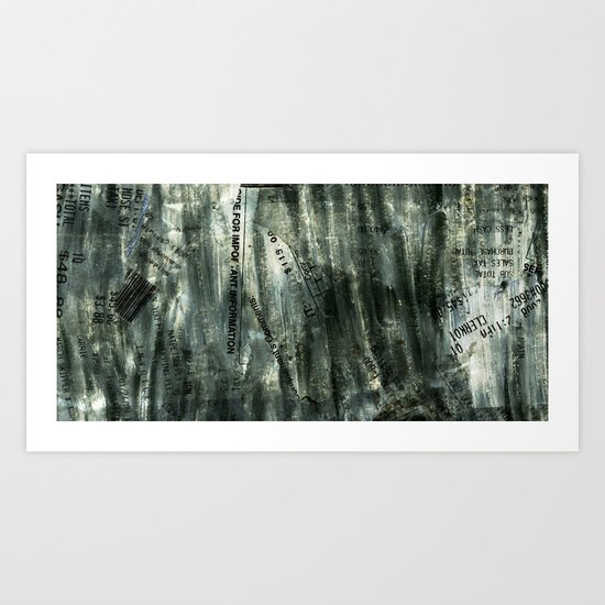 Receipts Art Print