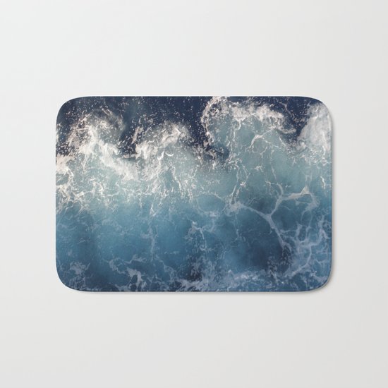 Ocean Waves Bath Mat
