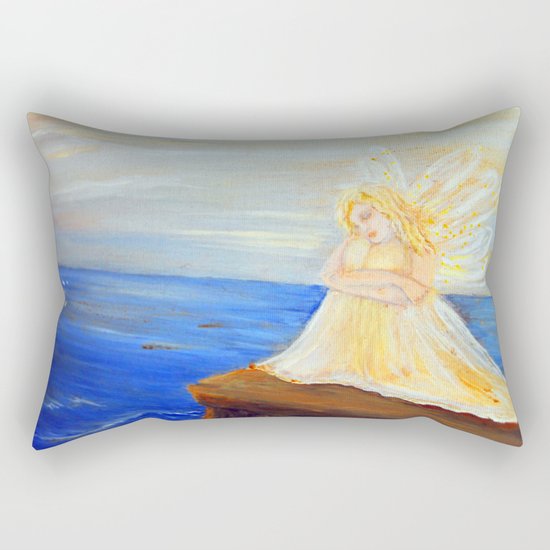 Invite your Angel | Angels are here Rectangular Pillow