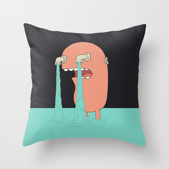 Get Over It Throw Pillow