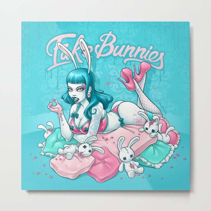 Fake Bunnies Metal Print