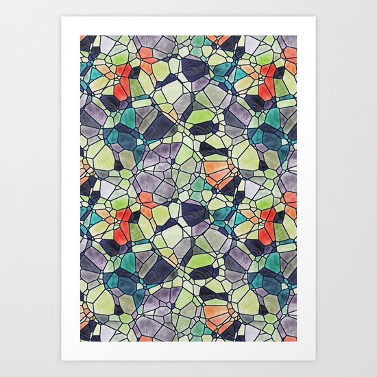 stained glass Art Print