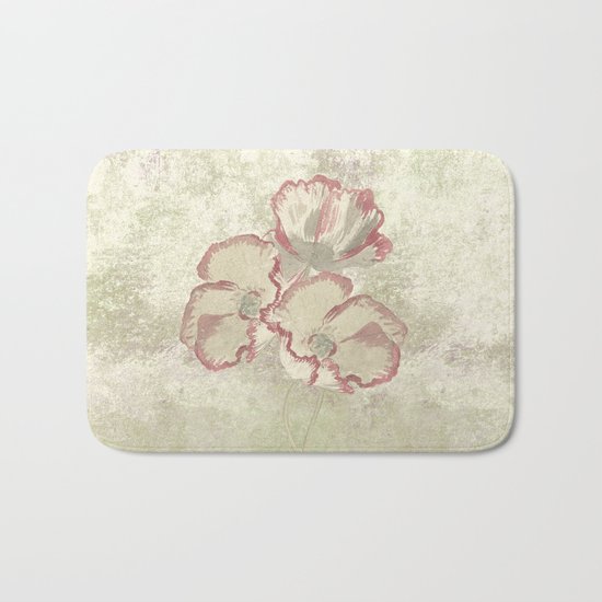 The temple bell stops but I still hear the sound coming out of the flowers. Bath Mat