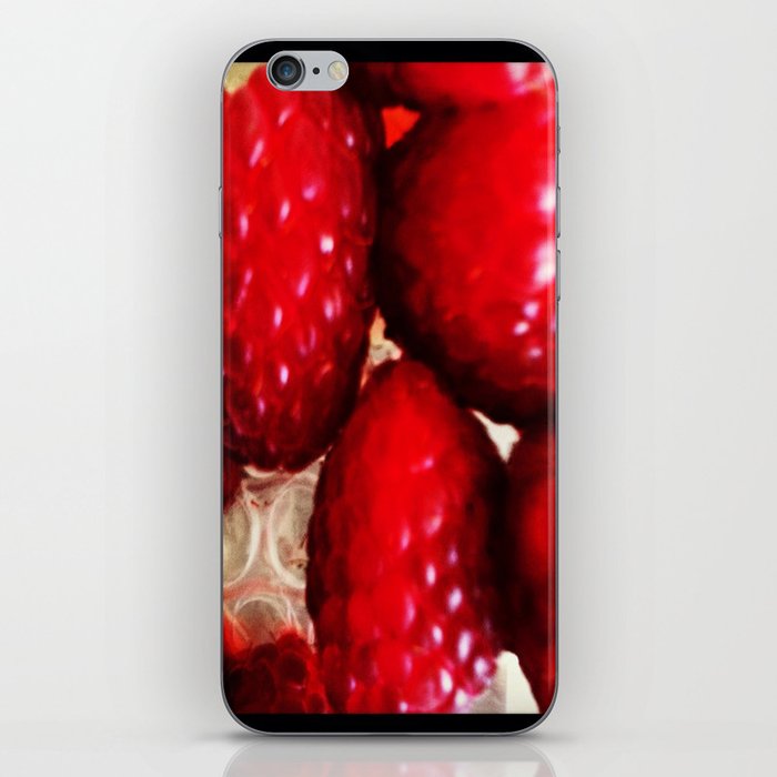 Raspberry iPhone Skin