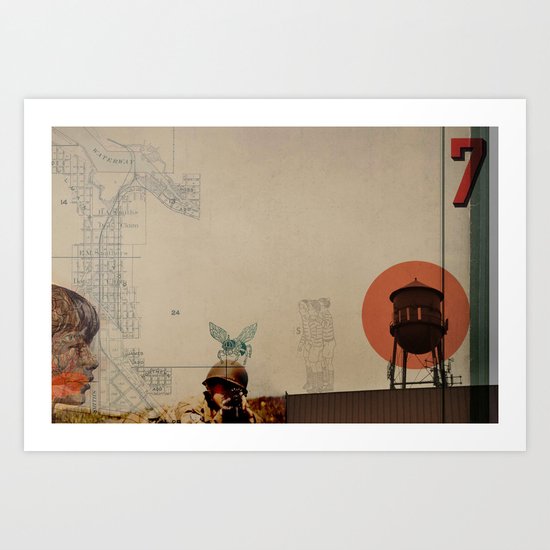 WaterTower Art Print