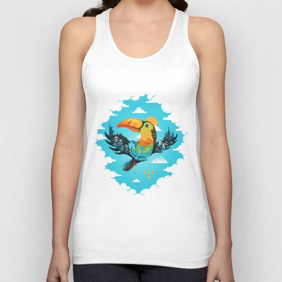 World Traveler Unisex Tank Top