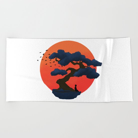 Meditation Beach Towel