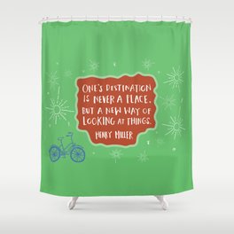 A New Way of Looking At Things Shower Curtain