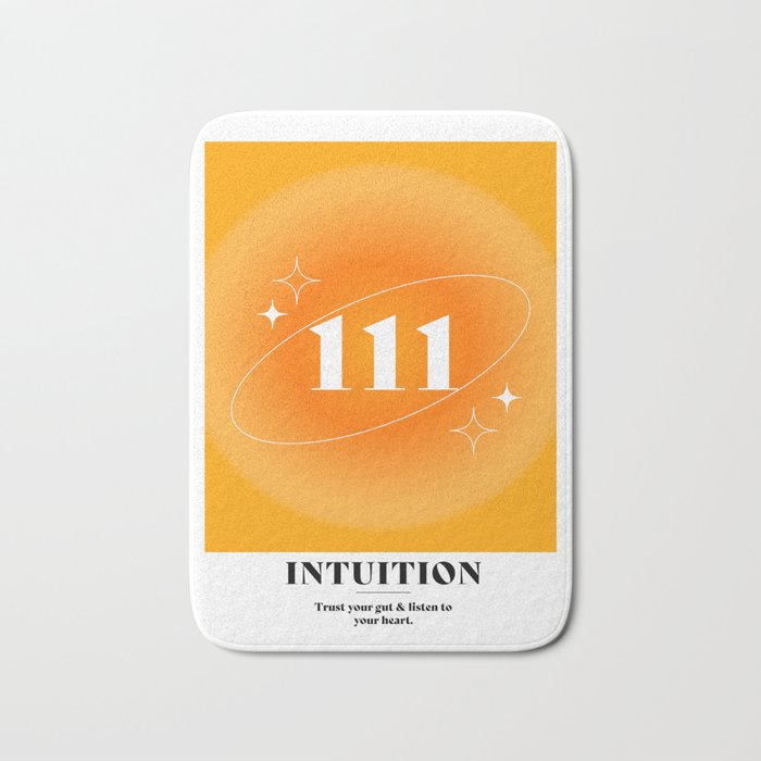 Angel Number 111: Intuition Bath Mat
