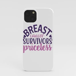 In October We Wear Pink - Breast Cancer Survivior iPhone Case