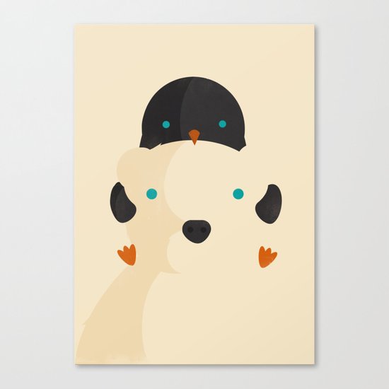 Snow Buddies Canvas Print