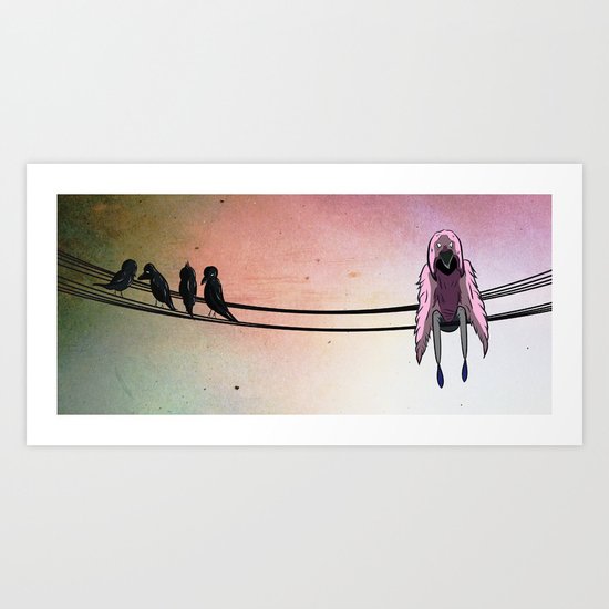 The Lonely Crow Art Print