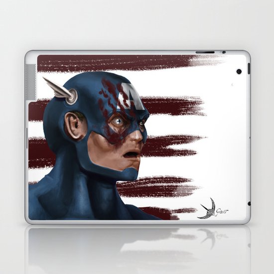 THE FACE COLLECTION - CAPTAIN AMERICA Laptop & iPad Skin