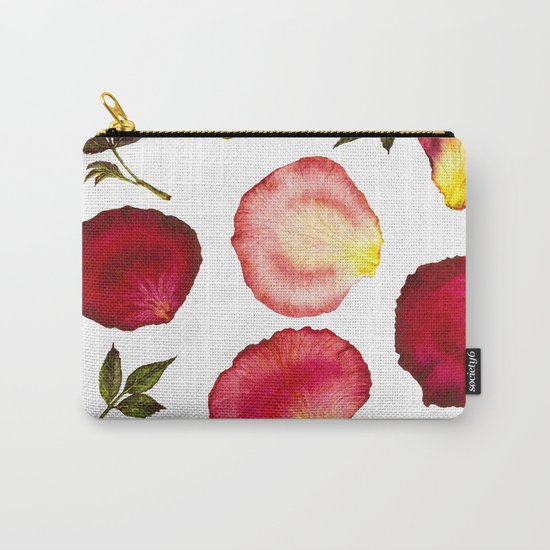 Rose Petal Pattern 01 Carry-All Pouch
