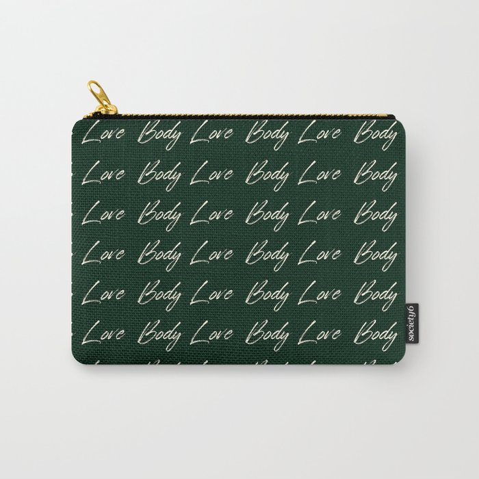 Body Love Brand Pattern Carry-All Pouch
