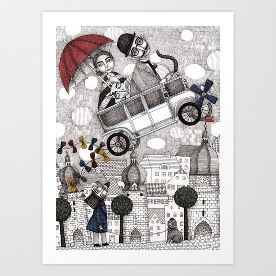 Going on Holiday Art Print