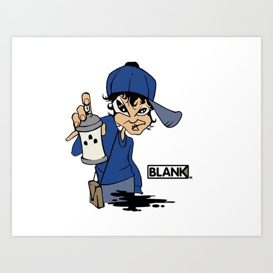 BLANKM GEAR - GIRLSPRAY T SHIRT Art Print