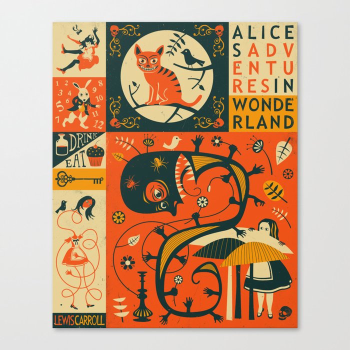 ALICE'S ADVENTURES IN WONDERLAND Canvas Print