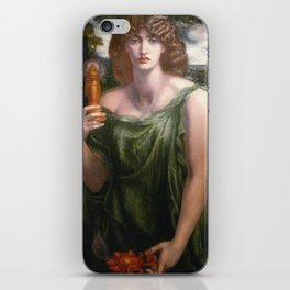 Dante Gabriel Rossetti Mnemosyne iPhone Skin