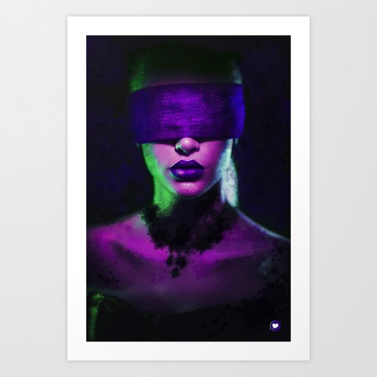 Purple - Illustration Art Print
