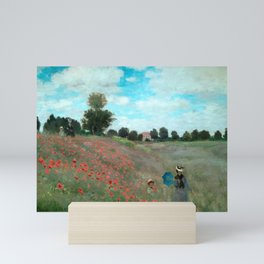 Claude Monet -  Wild Poppies Near Argenteuil 1873 Mini Art Print