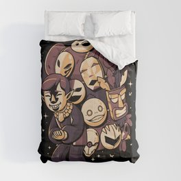 Happy Spooky Salesman Comforter