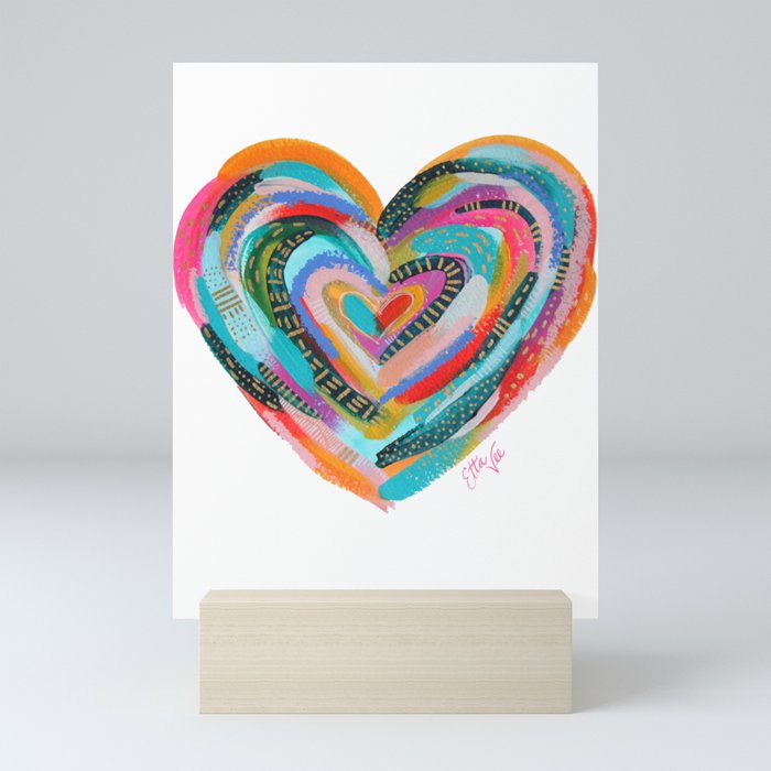 Art Heart no.1 Mini Art Print