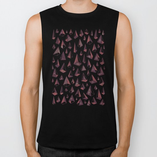 Triangles Are My Favorite Shape Biker Tank