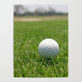 Golf Ball Poster