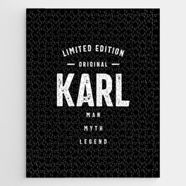 Mens Funny Personalized Name Karl Jigsaw Puzzle