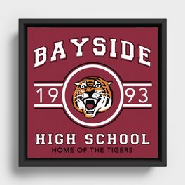 Bayside Tigers Framed Canvas