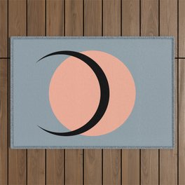 Full / Crescent Moon Abstract IV Outdoor Rug