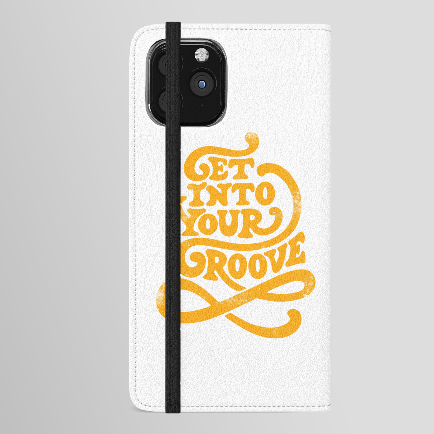 Get Into Your Groove Vintage Orange Iphone Wallet Case By Phirst Society6