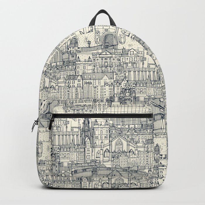 Edinburgh toile indigo pearl Backpack