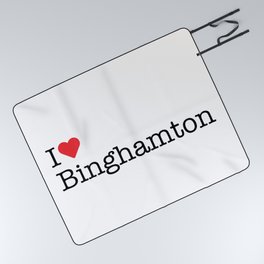 I Heart Binghamton, NY Picnic Blanket