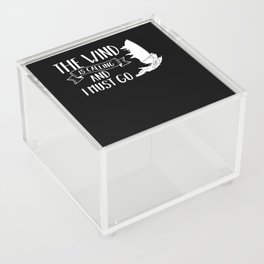 Windsurfing Board Sail Paddle Windsurfer Acrylic Box