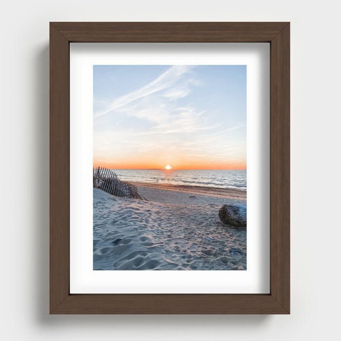 Montauk (Long Island) Sunset Recessed Framed Print