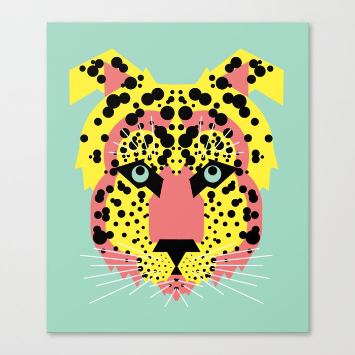 Modular Cheetah Canvas Print