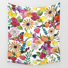 Fruits in the Forest Wall Tapestry