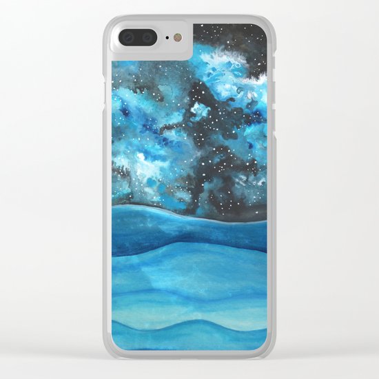 Beautiful Galaxy Clear iPhone Case