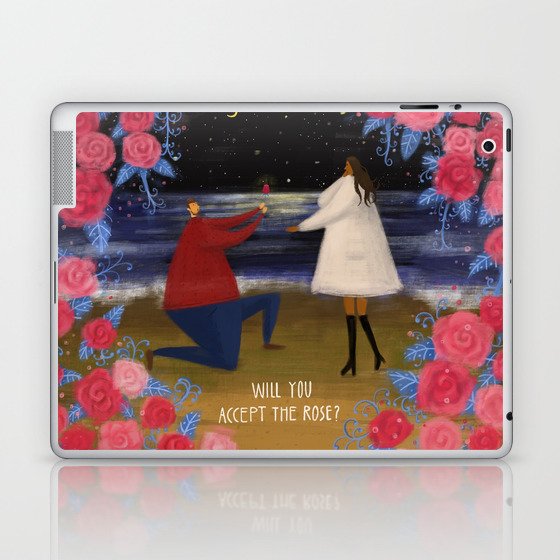 Will you accept the rose? Laptop & iPad Skin
