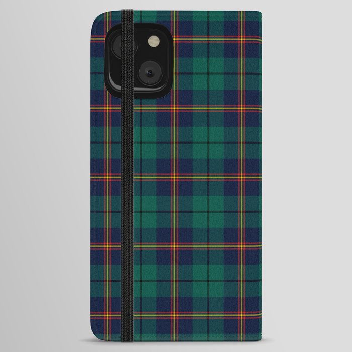 Clan Carmichael Tartan iPhone Wallet Case