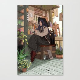 The Potions Witch Canvas Print
