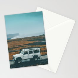 Defender on the Road Stationery Card