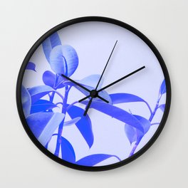 Rubber Plant Riso Wall Clock