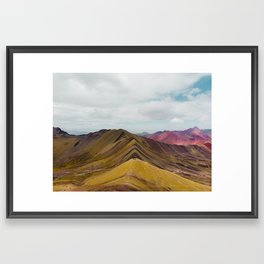 Vinicunca Peru Framed Art Print