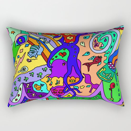 Abstract 35 Rectangular Pillow